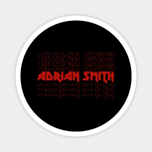 IRON TEXT || ADRIAN SMITH Magnet